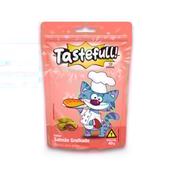 Petisco Tastefull Hana Salmão Para Gatos Adultos - 40 Gramas