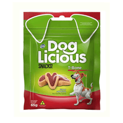 Petisco Total Alimentos Dog Licious T-Bone 65G - 1 Unidade
