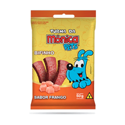 Petisco Turma Da Mônica Bifinho Sabor Frango Para Cães Adultos - 50G