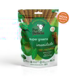 Petisco Vegetariano Super Greens Sticks Pet Delícia - 120G