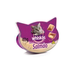 Petisco Whiskas Temptations Salmão Para Gatos Adultos - 40G