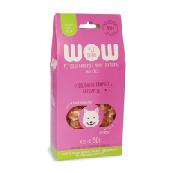 Petisco Wow Gourmet Natural Frango Para Cães - 50G