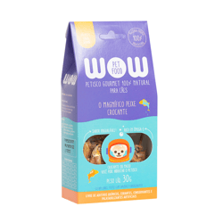 Petisco Wow Gourmet Natural Peixe Para Cães - 30G
