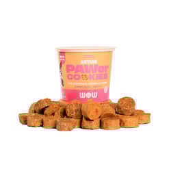 Petisco Wow Pawer Cookies Sabor Frango, Aveia E Abóbora - Cães 35G