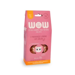 Petisco Wow Pet Food Gourmet Lombinho Com Cúrcuma Para Gatos - 50G