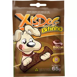 Petisco Xisdog Bifinho Bacon Para Cães - 65G