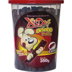 Petisco Xisdog Bifinho Palito Para Cães Adultos E Filhotes Sabor Carne - 350G