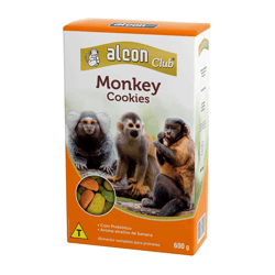 Petiscos Alcon Club Monkey Cookies Para Macacos - 600G