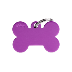 Placa De Identificação Osso Roxo Myfamily - 1 Unidade