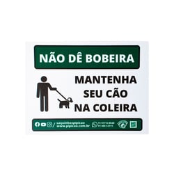 Placa De Sinalização Pipicão Para Condomínio