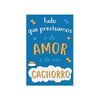 Placa Decorativa Cia Laser Amor De Um Cachorro Para Ambientes