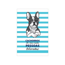 Placa Decorativa Cia Laser Para Ambientes - Cachorros São Bem Vindos