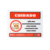 Placa Divertida Pipicão Cuidado Para Casa E Jardim