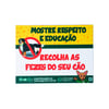 Placa Informativa Pipicão Para Casa E Jardim