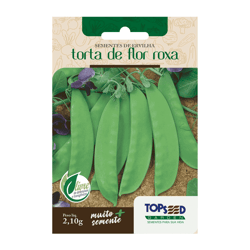 Planta Decorativa Topseed Garden Sementes De Ervilha Torta De Flor Roxa Tradicional - 1 Unidade