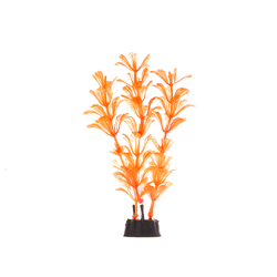 Planta Plástica Mini Para Aquário - Laranja