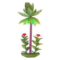 Planta Plástica Para Aquário Coqueirinho Tudo Pet - 1 Unidade
