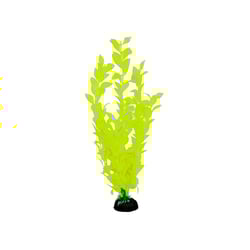 Planta Plástica Soma Economy Amarela 30Cm Para Aquários - 30 Centímetros
