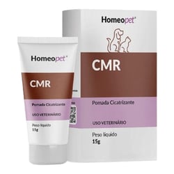 Pomada Cicatrizante Homeopet Cmr 15G Para Cães E Gatos