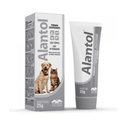 Pomada Cicatrizante Vetnil Alantol - 25G Bisnaga - 25 Gramas