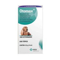 Pomada Otológica Otomax Msd Para Cães 12,5G - 1 Unidade