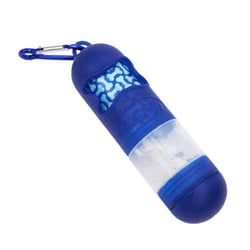 Porta Coletor De Fezes Pop Bag Gel Azul Chalesco - 1 Unidade