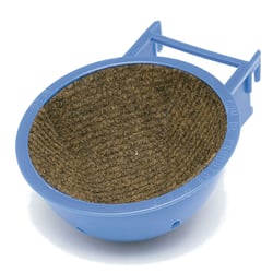 Porta Ninho Azul Com Carpete Tudo Pet Para Pássaros - 1 Unidade