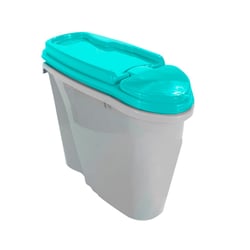 Porta-Ração Dispenser Azul Plast Pet Home - 1,5L - 1,5 Mililitros