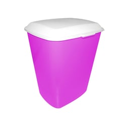 Porta Ração Furacão Pet 20Kg Rosa Para Cães E Gatos - 1 Unidade