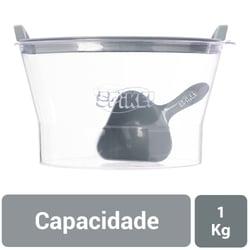 Porta Ração Spike Ardósia Para Cães E Gatos - 1Kg