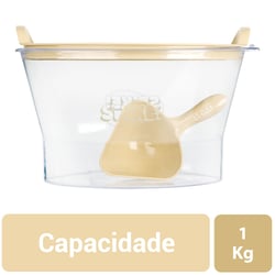 Porta Ração Spike Argila Para Cães E Gatos - 1Kg