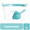 Porta Ração Spike Azul Para Cães E Gatos - 1Kg