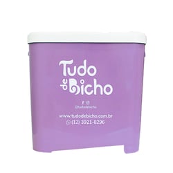 Porta Ração Tudo De Bicho 15Kg Lilás