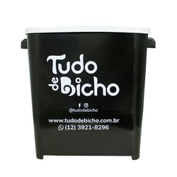 Porta Ração Tudo De Bicho Preto - 6Kg