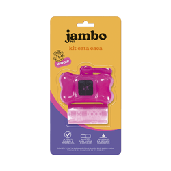 Porta Saquinhos Higiênicos Jambo Rosa - 1 Unidade