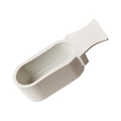 Porta Vitamina Jel Plast Pet Piu Unha Branco Para Pássaros - Tamanho GG