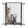 Portão De Segurança Duo Plus Para Pets Preto 80Cm - 1 Unidade