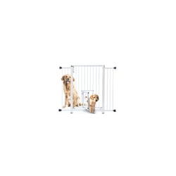 Portão De Segurança Nf Pet Duo Maxi Plus Branco Para Pets - 1 Unidade