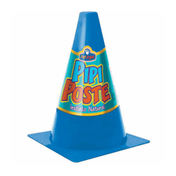 Poste Educador Pet Injet Azul Para Cachorros De Raças Médias E Grandes - 1 Unidade