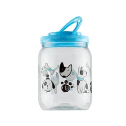 Pote Plástico Dog Bandeirante Azul 1,7L - 1 Unidade