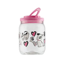 Pote Plástico Dog Bandeirante Rosa 1,7L - 1 Unidade