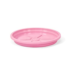 Prato Nutriplan Aquarela Rosa Bebê - Para Vasos E Cachepôs - Tamanho 0,5