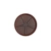Prato Para Vaso Redondo Vasart Rusty 20Cm Para Jardim - 20 Centímetros