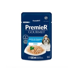 Premier Gourmet Cães Frango E Arroz Integral - 85G