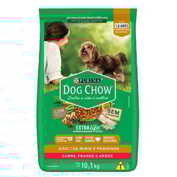 Ração Adultos Raças Pequenas Nestle Purina Dog Chow Extra Life - 10,1Kg - 1 Kilo