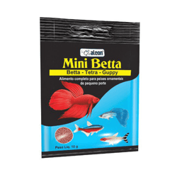 Ração Alcon Para Peixes Mini Betta - 10G - 10 Gramas