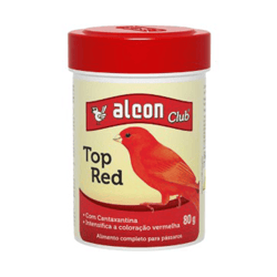 Ração Alcon Top Red Para Pássaros - 80G