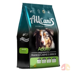 Ração Allcanis Frango, Carne E Arroz 25Kg Para Cães Adultos