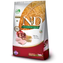 Ração Ancestral Grain Frango Farmina N&D 7,5Kg Para Gatos Adultos - 7,5 Kilos