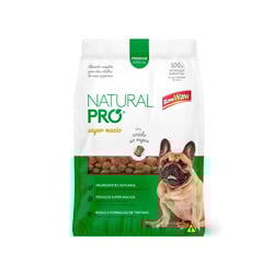 Ração Baw Waw Natural Pro Super Macio Carne Para Cães De Raças Pequenas - 400G